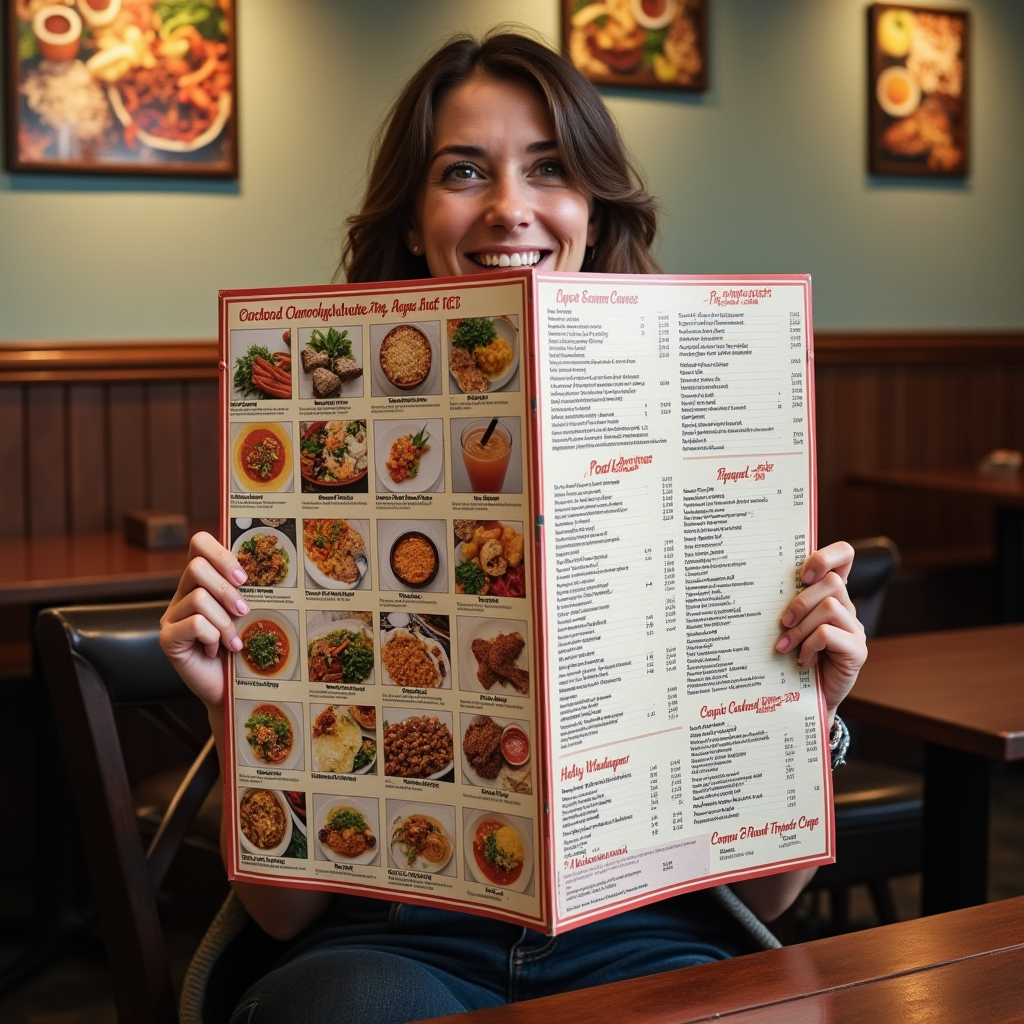 Illustration of "menu" in a Chinese cultural setting
