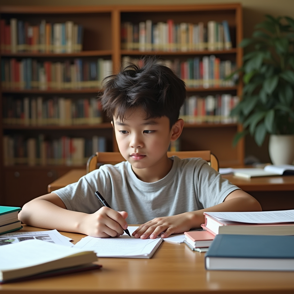 Illustration of "student" in a French cultural setting