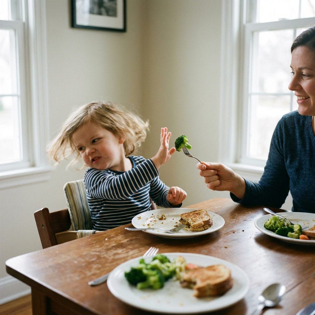 Illustration of "no" in a French cultural setting
