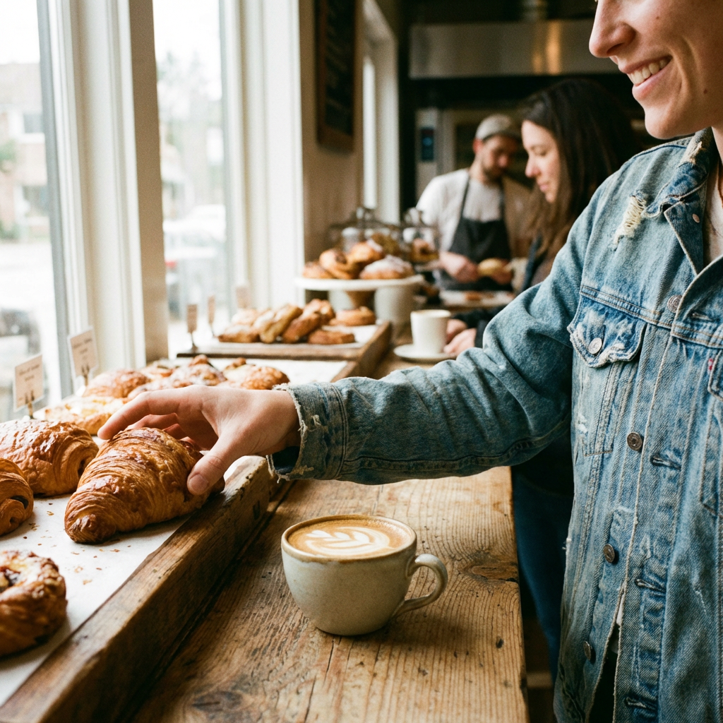 Illustration of "to take" in a French cultural setting