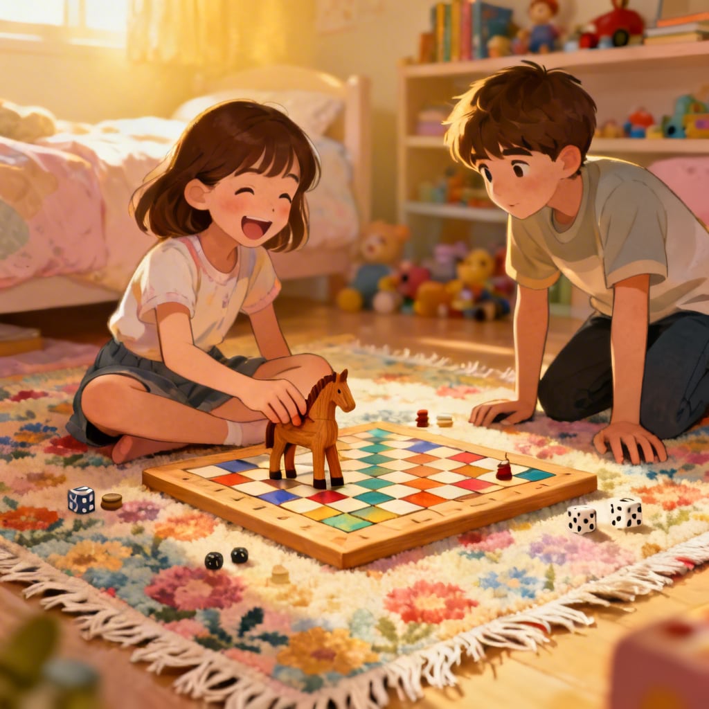 Illustration of "to play" in a French cultural setting