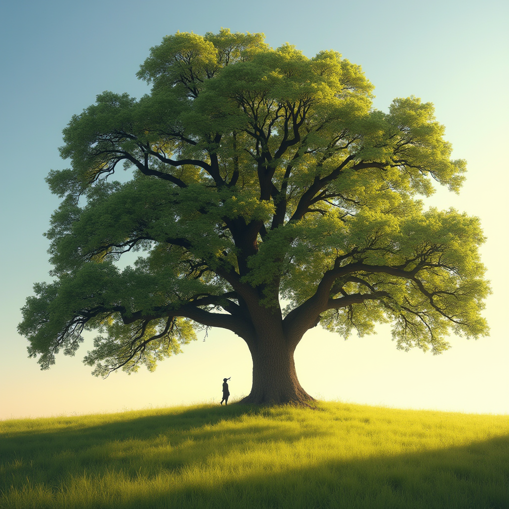 Illustration of "tree" in a English cultural setting