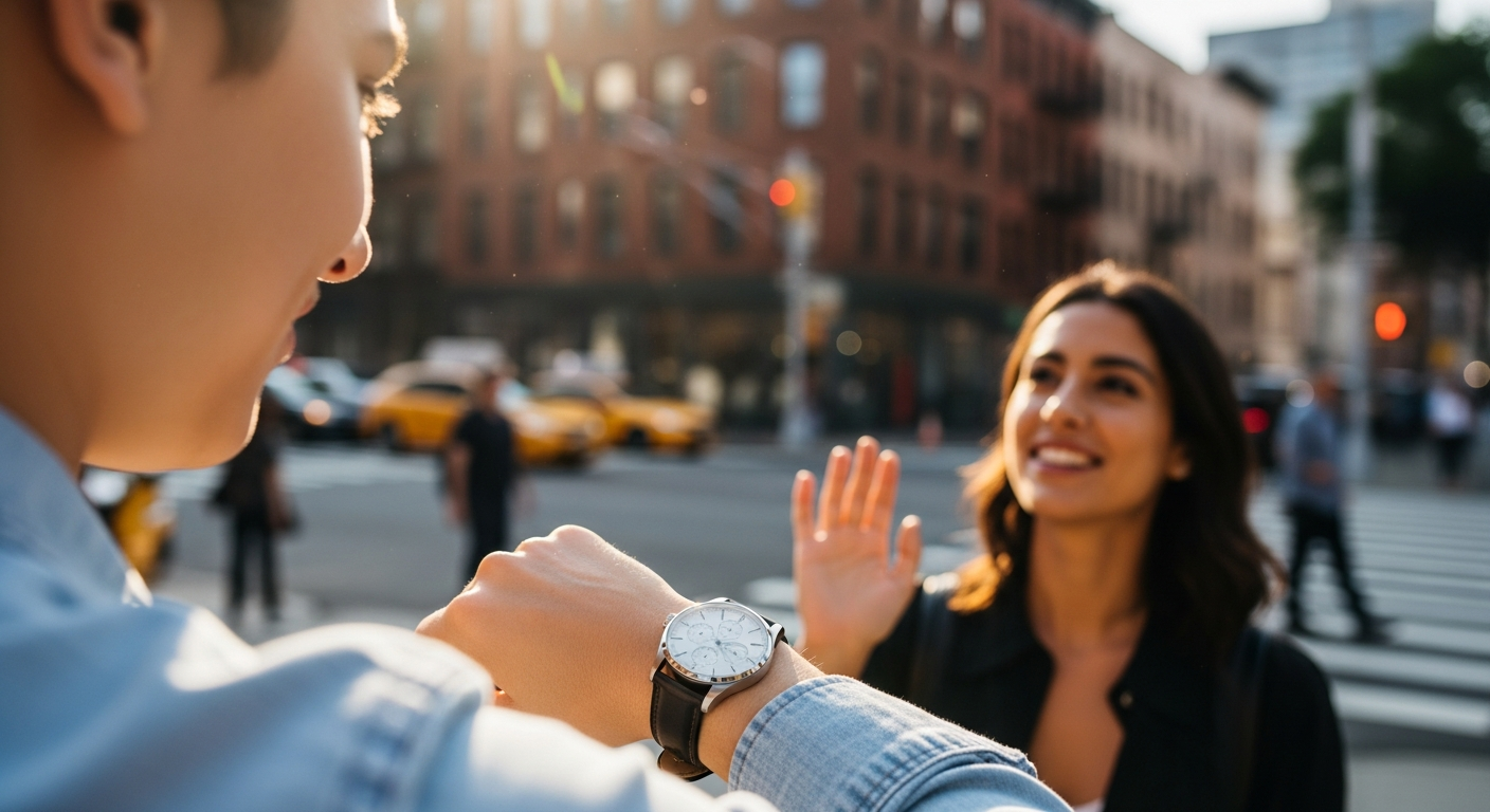 Illustration of "now" in a French cultural setting