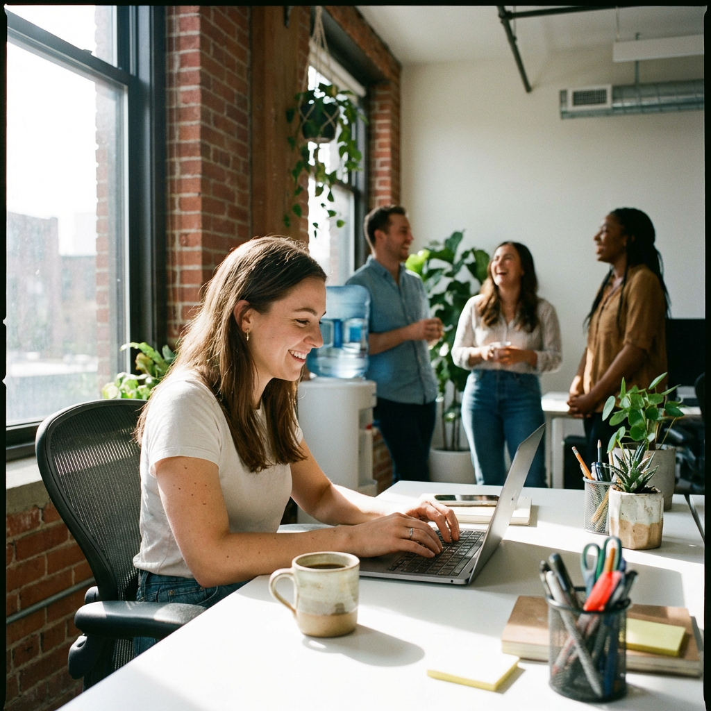 Illustration of "work" in a English cultural setting